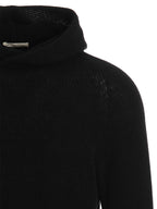 MA'RY'YA Black Virgin Wool Cardigan