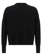 MA'RY'YA Black Virgin Wool Cardigan