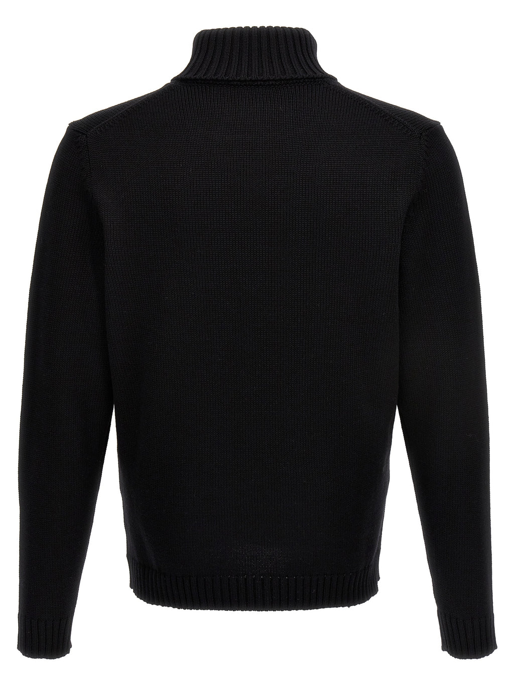 ZANONE Black Virgin Wool Cardigan