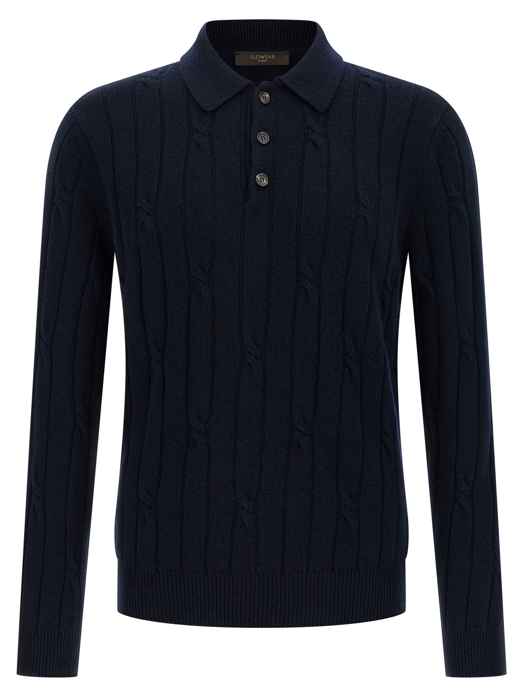 ZANONE Blue Virgin Wool Polo Shirt