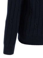 ZANONE Blue Virgin Wool Polo Shirt