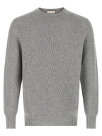 MA'RY'YA Gray Virgin Wool Cardigan