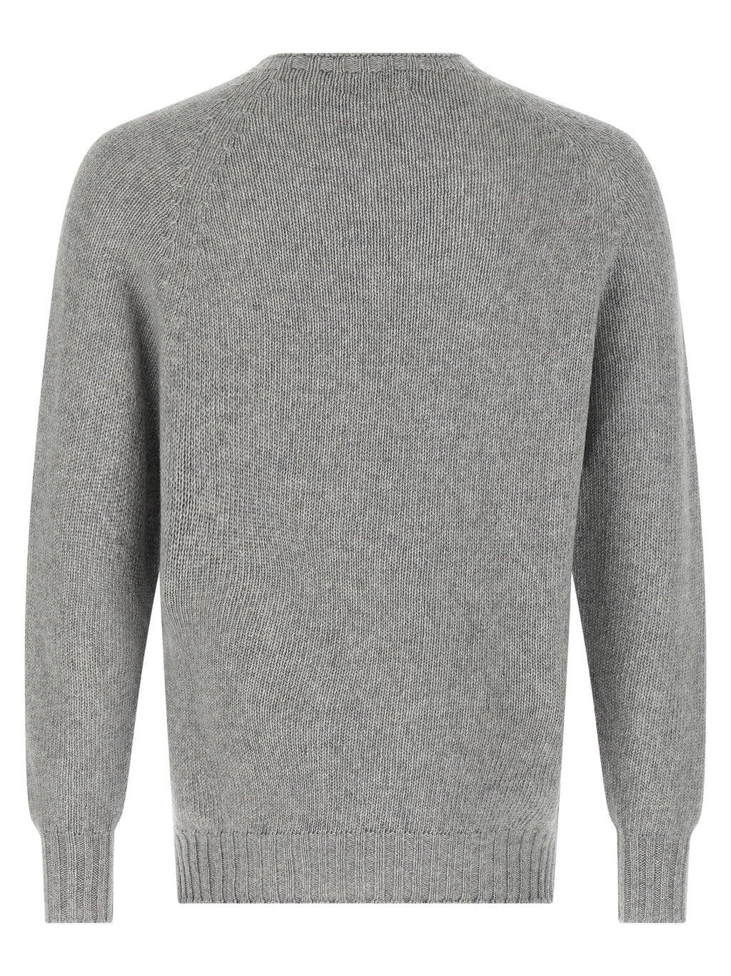 MA'RY'YA Gray Virgin Wool Cardigan