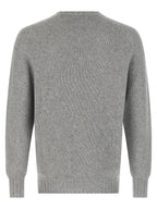 MA'RY'YA Gray Virgin Wool Cardigan