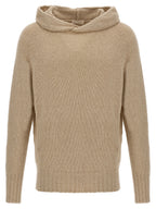 MA'RY'YA Beige Virgin Wool Cardigan