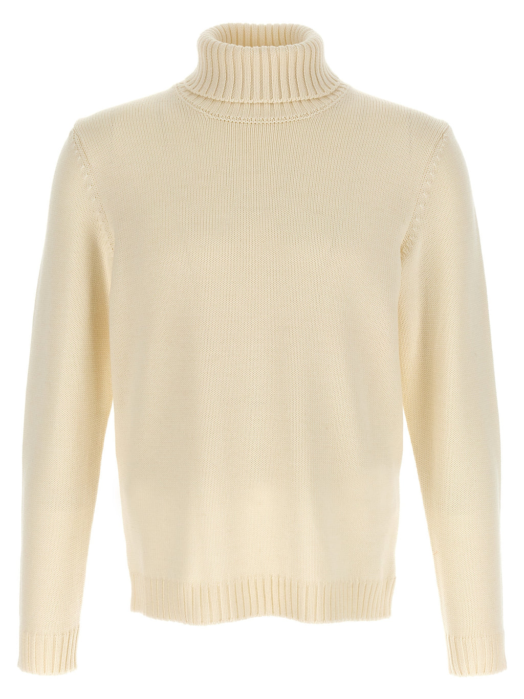 ZANONE White Virgin Wool Cardigan