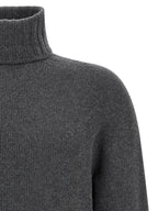 MA'RY'YA Gray Virgin Wool Cardigan