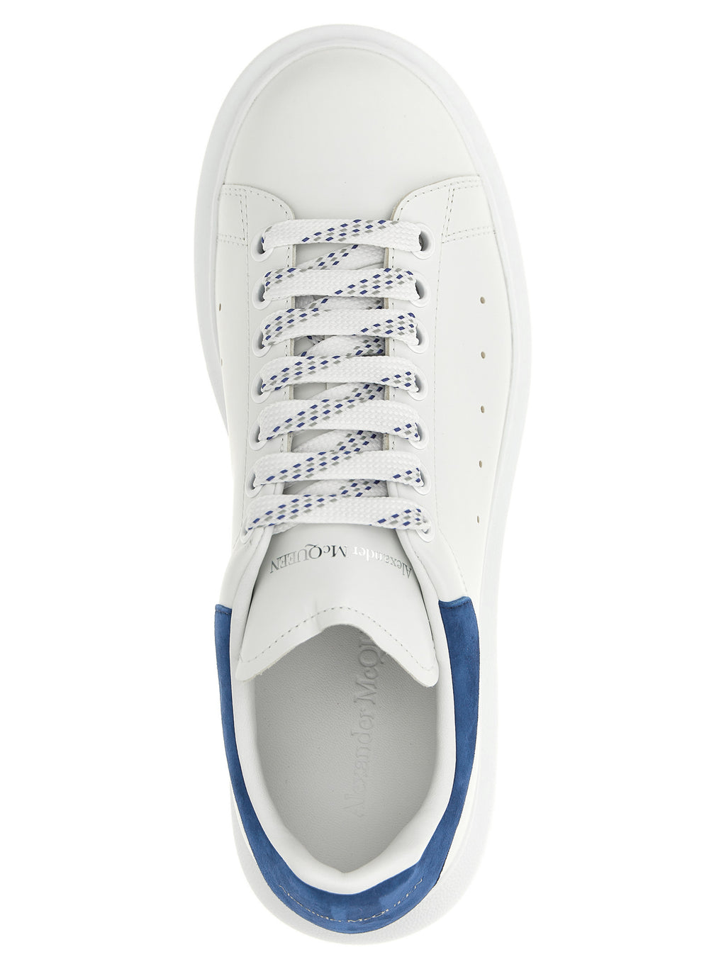 Blue Calfskin Chunky Sneakers