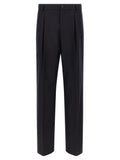 Dries Van Noten Blue Wool Dress Pants