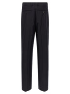 Dries Van Noten Blue Wool Dress Pants