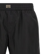 Dolce & Gabbana Black Polyamide Swim Shorts