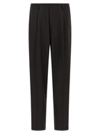 CELLAR DOOR Brown Wool Casual Pants