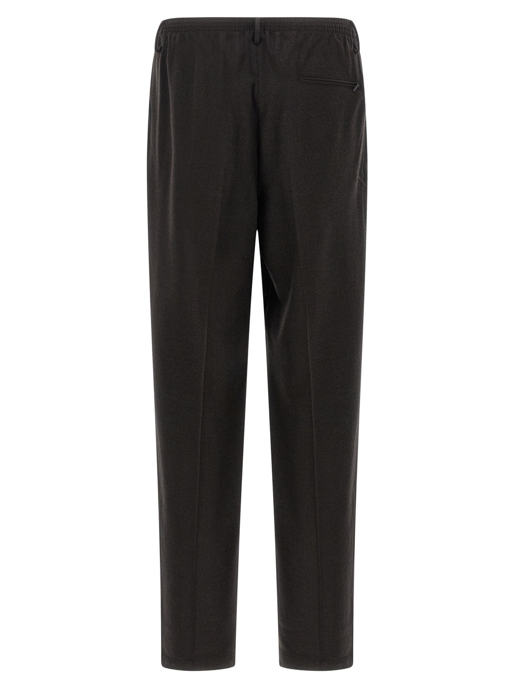 CELLAR DOOR Brown Wool Casual Pants