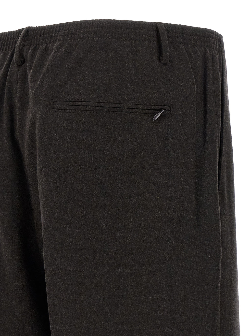 CELLAR DOOR Brown Wool Casual Pants