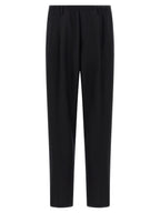 CELLAR DOOR Black Wool Casual Pants