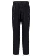 CELLAR DOOR Black Wool Casual Pants