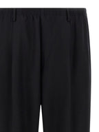 CELLAR DOOR Black Wool Casual Pants