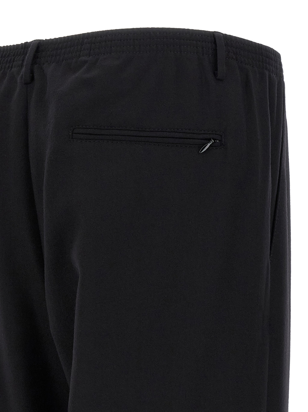 CELLAR DOOR Black Wool Casual Pants