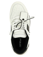 Off-White Bicolor Recycled Polyester Sneakers