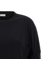 Dries Van Noten Black Cotton Long Sleeve T-Shirt