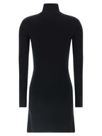 Courrèges Black Merino Wool Short Dress