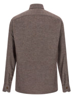 BORRIELLO Brown Cotton Blouse