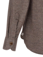 BORRIELLO Brown Cotton Blouse