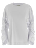 Dries Van Noten White Cotton Long Sleeve T-Shirt