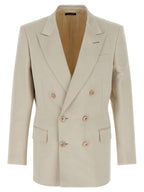 Tom Ford Beige Cotton Blazer