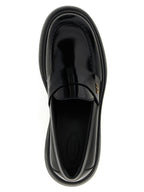 Tod's Black Calfskin Slip-On Loafers