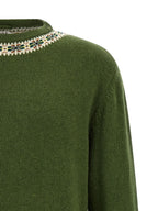 BODE Bicolor Virgin Wool Cardigan