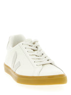 Veja Beige Calfskin Low Top Sneakers