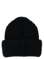 Moncler Grenoble Black Virgin Wool Beanie