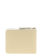 Comme Des Garçons Beige Calfskin Cardholder