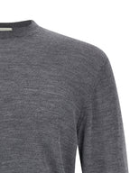 MA'RY'YA Gray Virgin Wool Cardigan