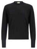 MA'RY'YA Black Virgin Wool Cardigan