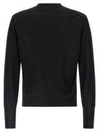 MA'RY'YA Black Virgin Wool Cardigan