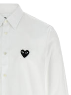 Comme Des Garçons Play White Cotton Blouse