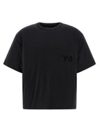 Y-3 Black Lyocell T-Shirt