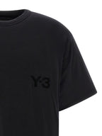 Y-3 Black Lyocell T-Shirt