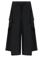 Issey Miyake Black Wool Casual Pants