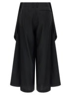 Issey Miyake Black Wool Casual Pants