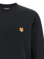 Maison Kitsuné Black Cotton Sweatshirt