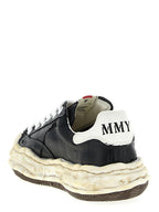 Maison Mihara Yasuhiro Black Cotton Sneakers