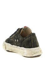 Maison Mihara Yasuhiro Black Cowhide Low Top Sneakers