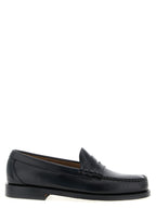 G.H. BASS Black Cowhide Slip-On Loafers