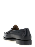 G.H. BASS Black Cowhide Slip-On Loafers