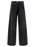 Agolde Black Cotton Jeans Denim
