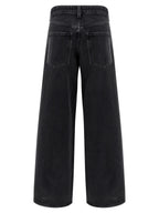 Agolde Black Cotton Jeans Denim