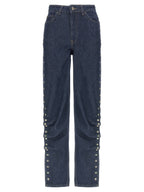 Blue Cotton Jeans Denim